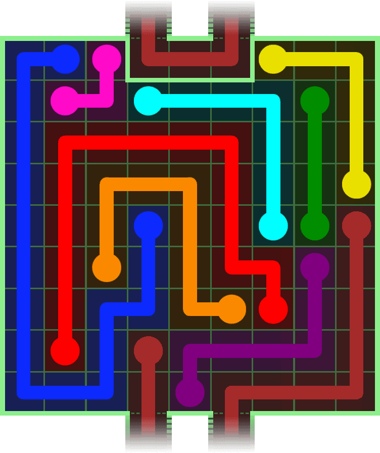 Flow Free Warps 3089 Solution