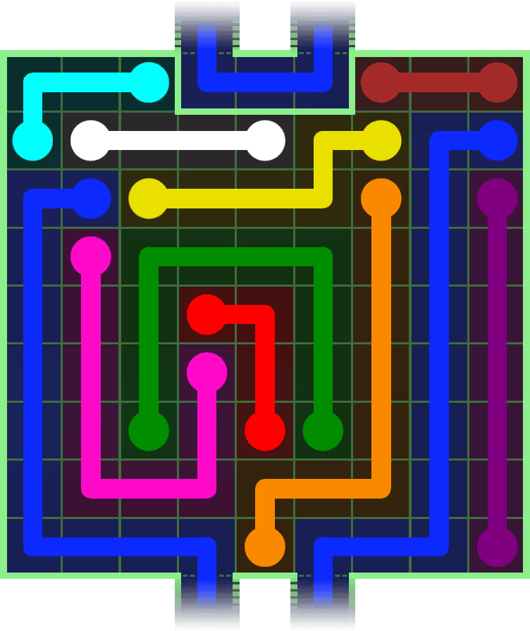 Flow Free Warps 3090 Solution