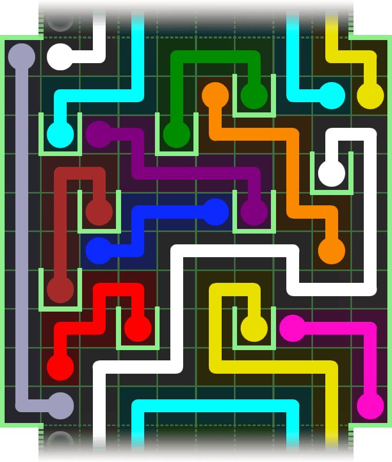 Flow Free Warps 2975 Solution