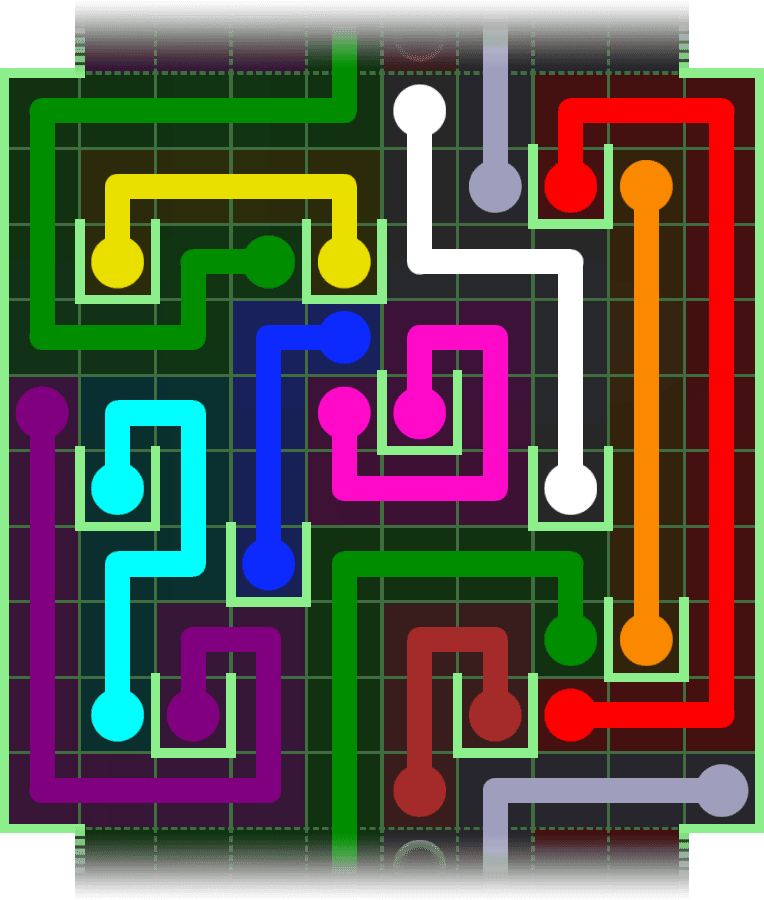 Flow Free Warps 2977 Solution