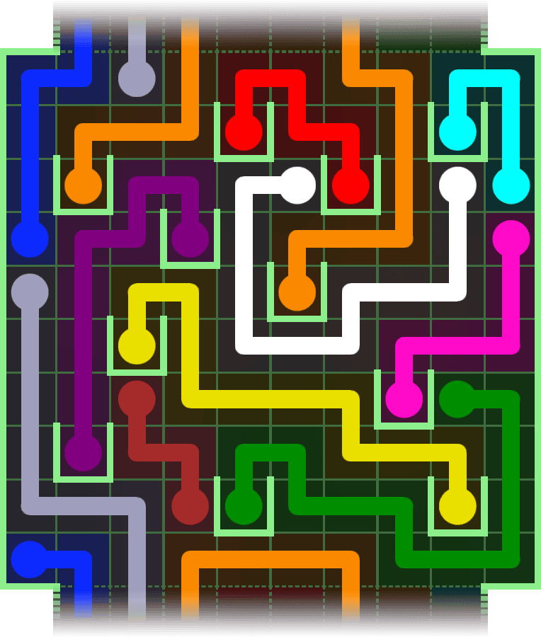 Flow Free Warps 2986 Solution