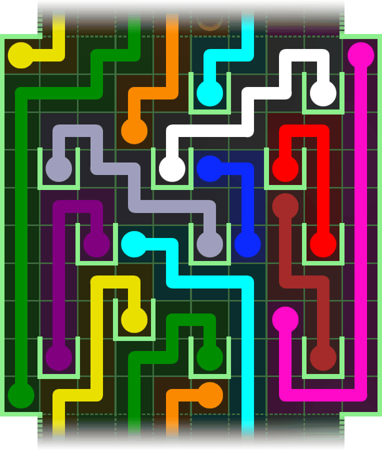 Flow Free Warps 2989 Solution