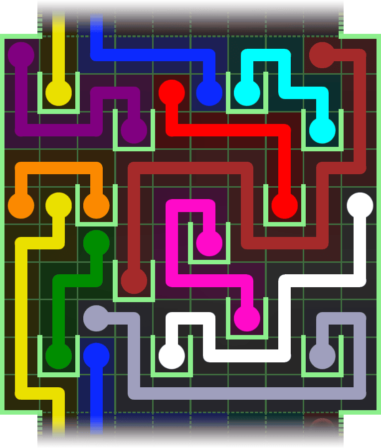 Flow Free Warps 2995 Solution