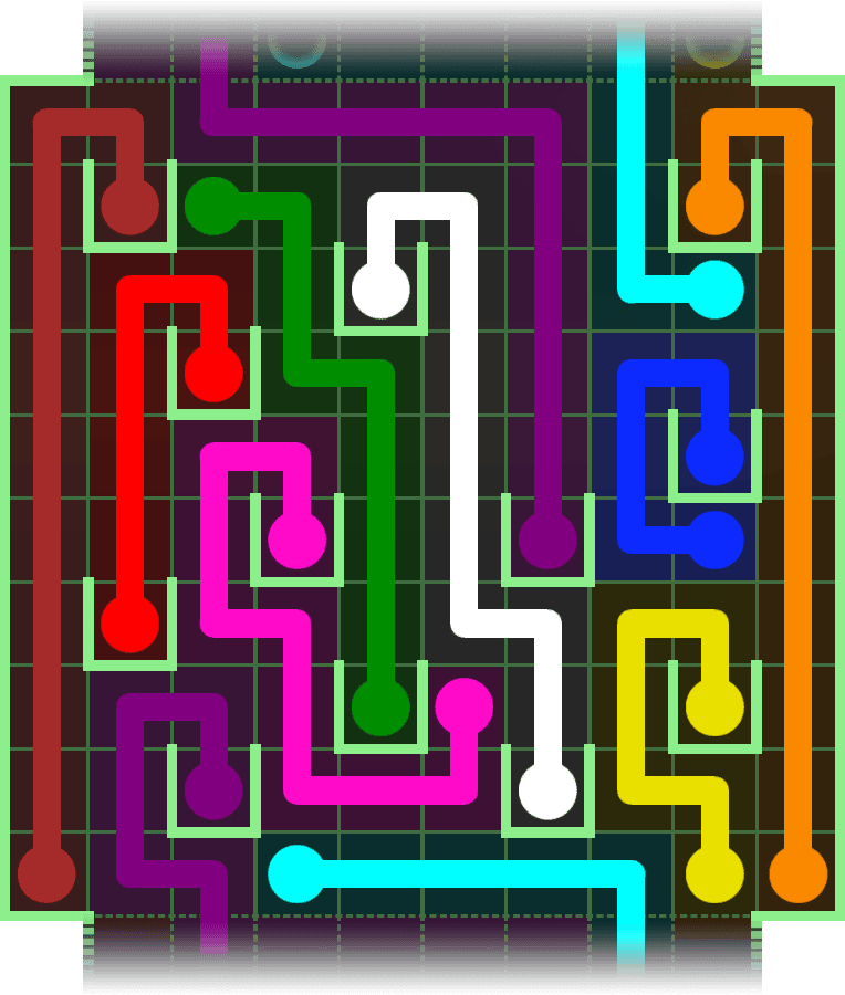 Flow Free Warps 2996 Solution