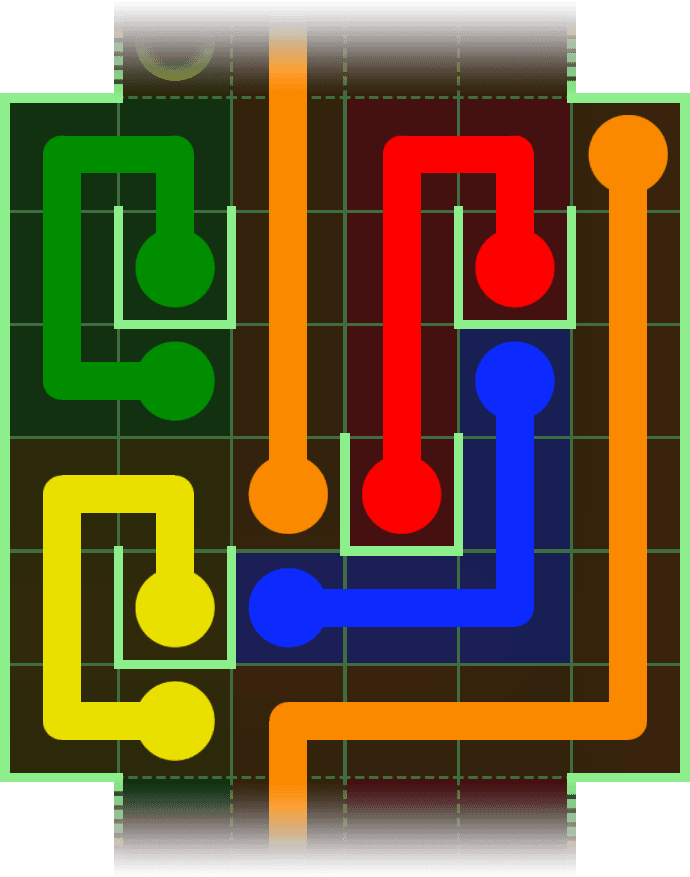 Flow Free Warps 2851 Solution