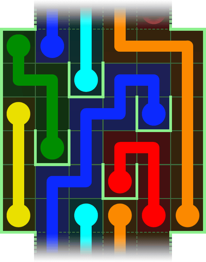 Flow Free Warps 2860 Solution