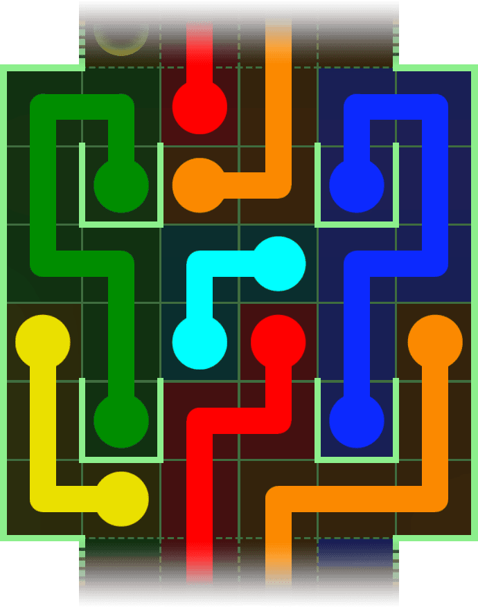 Flow Free Warps 2861 Solution