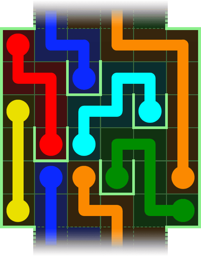 Flow Free Warps 2852 Solution