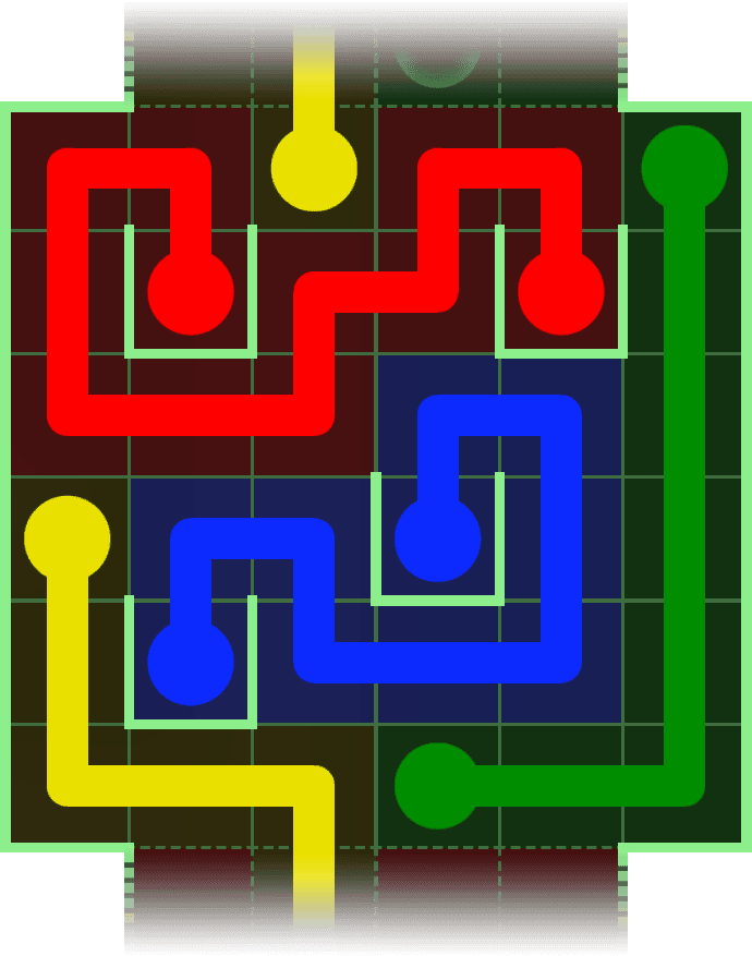 Flow Free Warps 2870 Solution