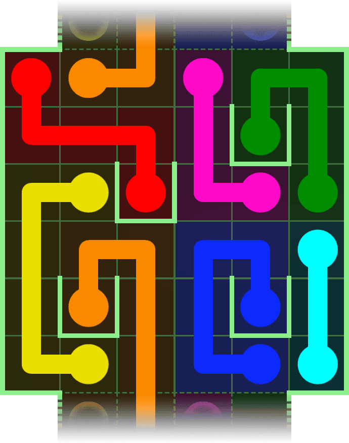 Flow Free Warps 2872 Solution