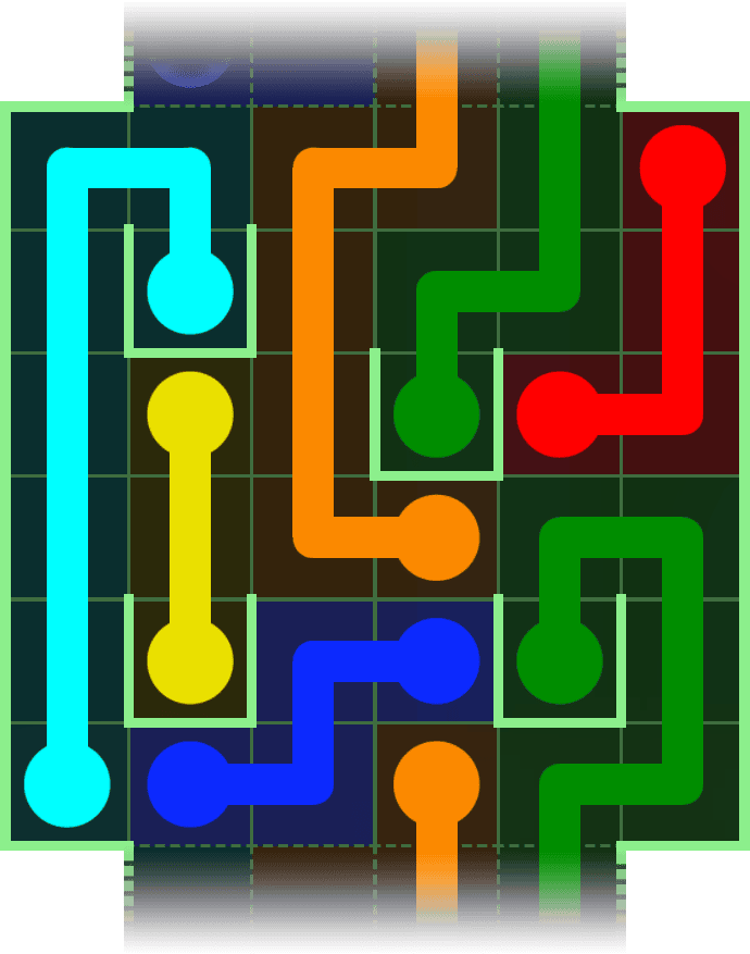 Flow Free Warps 2873 Solution