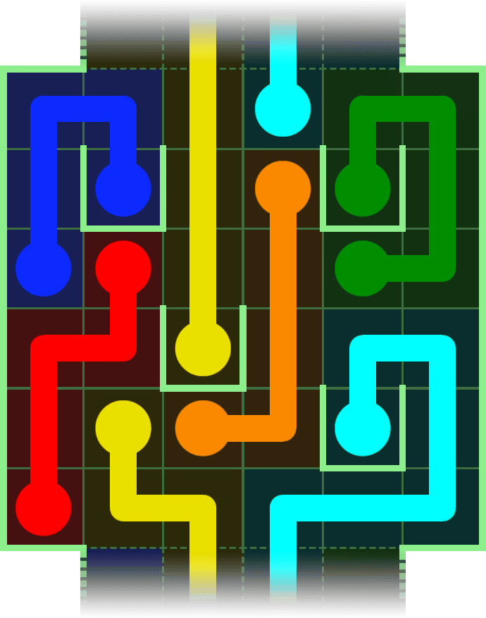 Flow Free Warps 2856 Solution