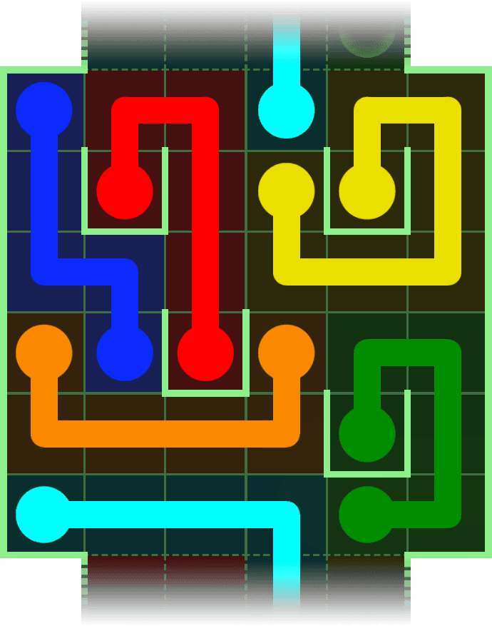 Flow Free Warps 2857 Solution
