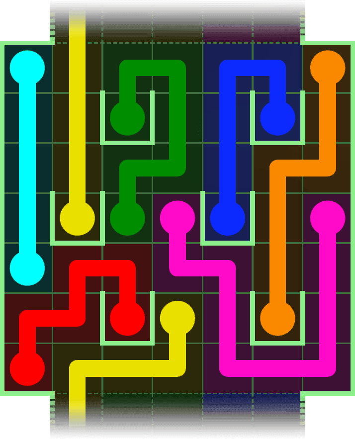 Flow Free Warps 2886 Solution