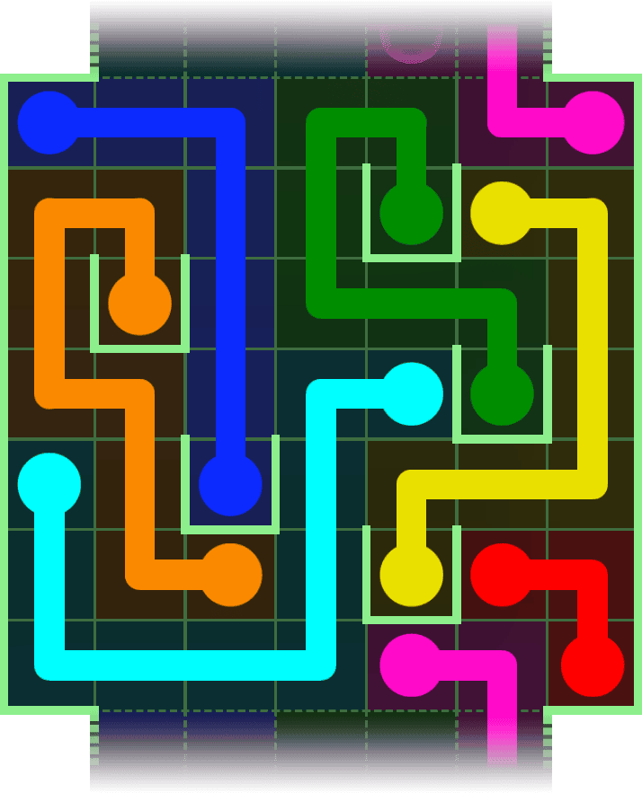 Flow Free Warps 2887 Solution