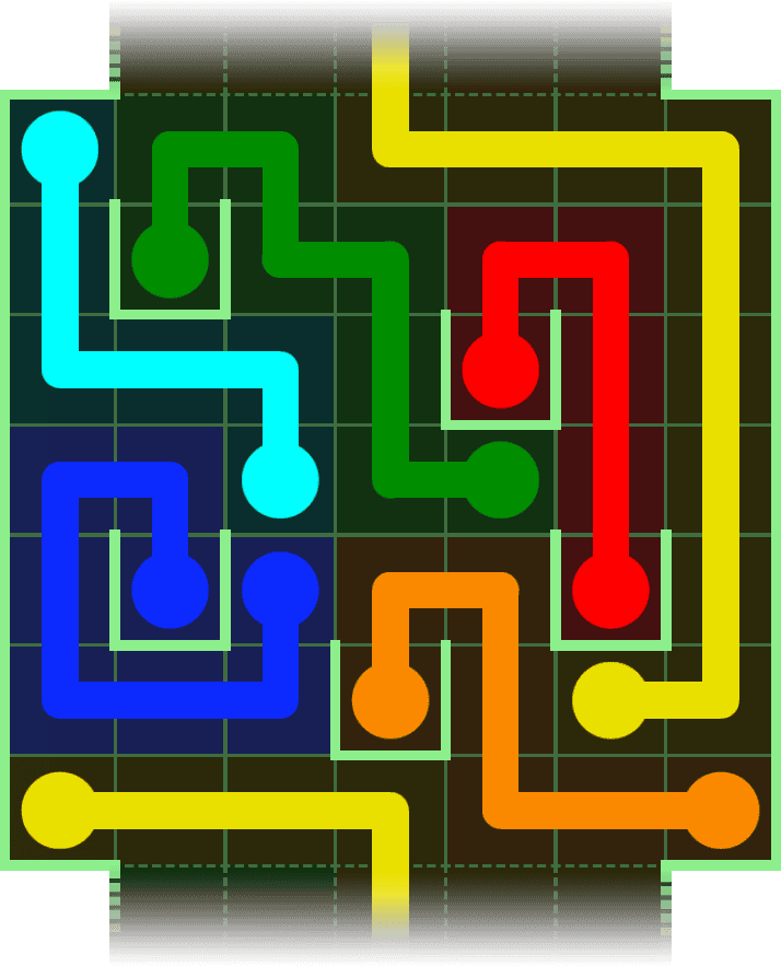 Flow Free Warps 2889 Solution