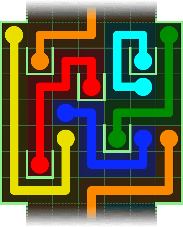 Flow Free Warps 2895 Solution