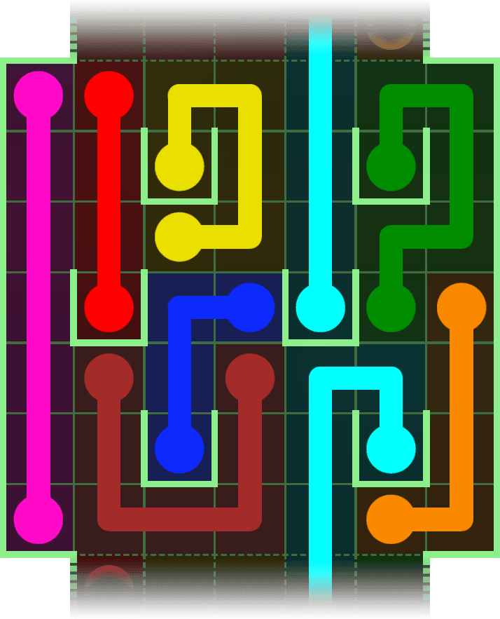 Flow Free Warps 2898 Solution