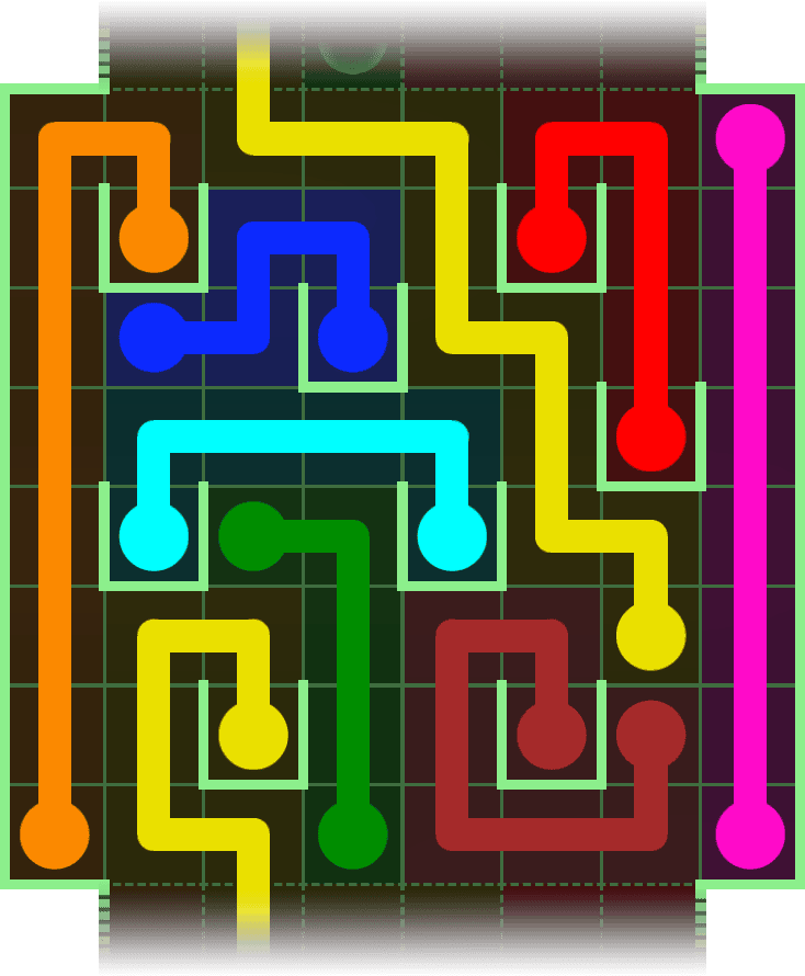 Flow Free Warps 2912 Solution