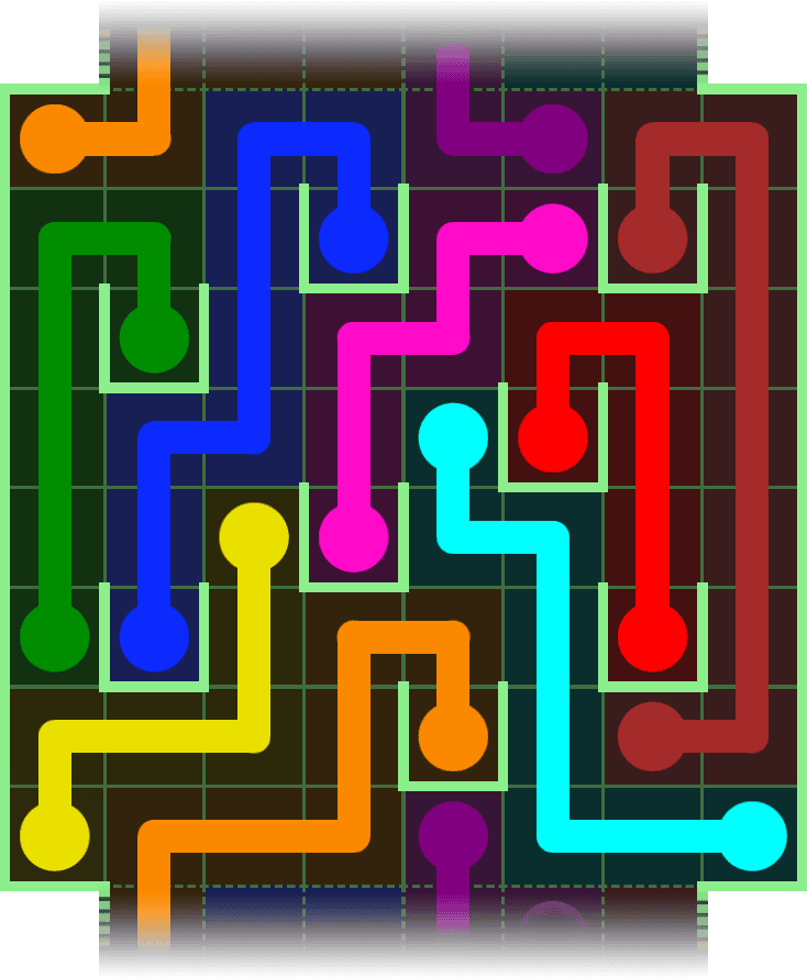 Flow Free Warps 2919 Solution