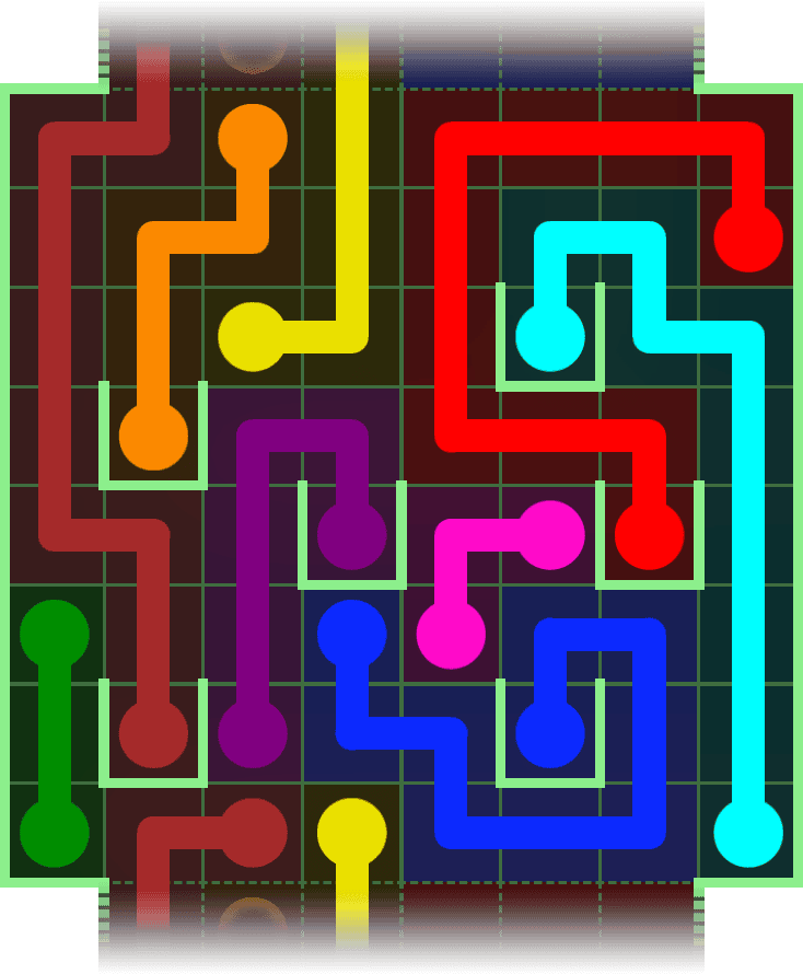 Flow Free Warps 2924 Solution