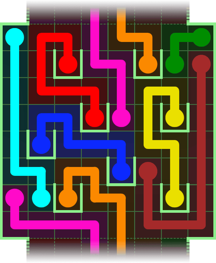 Flow Free Warps 2925 Solution