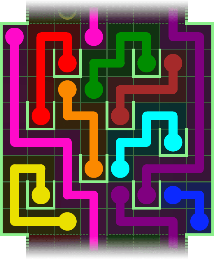 Flow Free Warps 2926 Solution