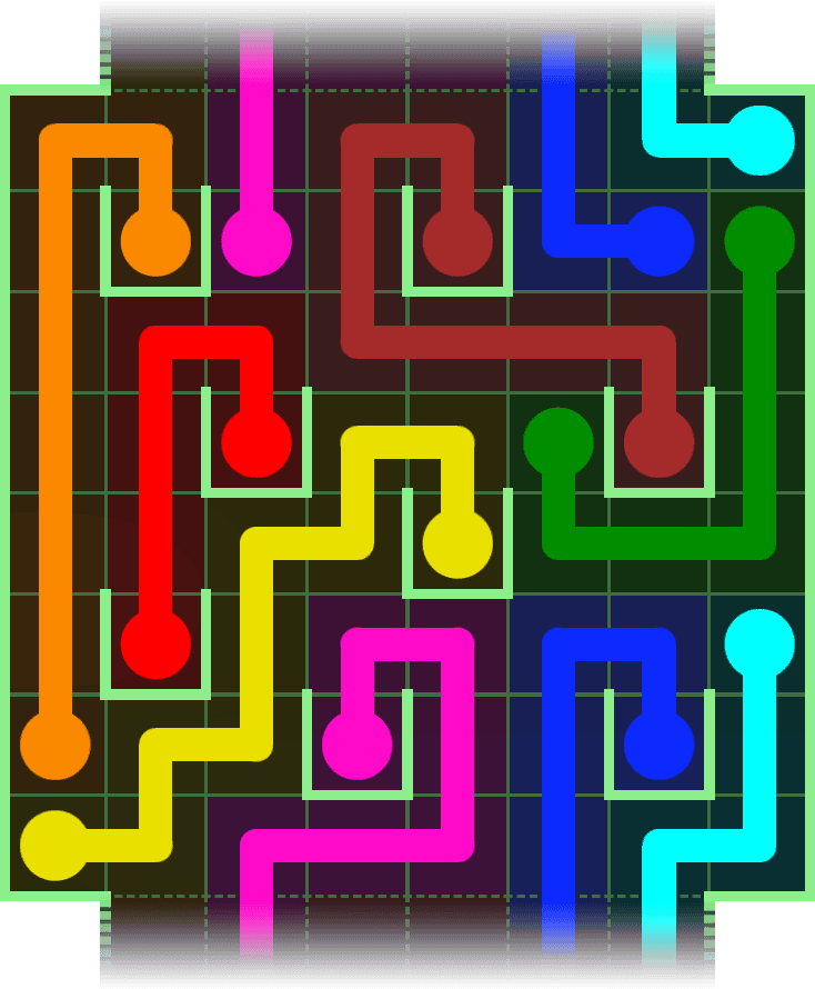 Flow Free Warps 2928 Solution