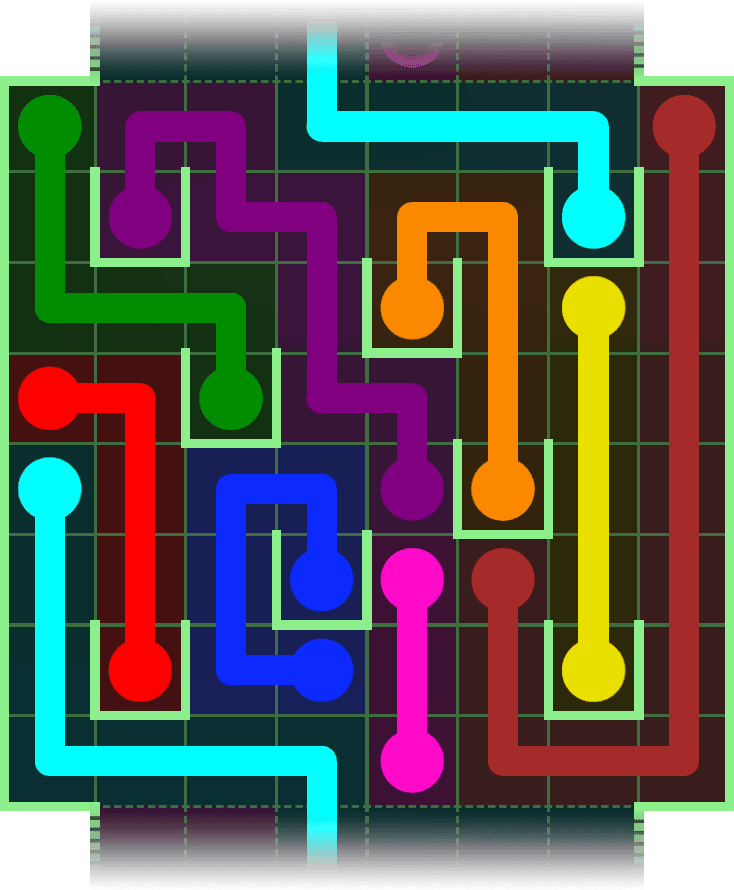 Flow Free Warps 2929 Solution