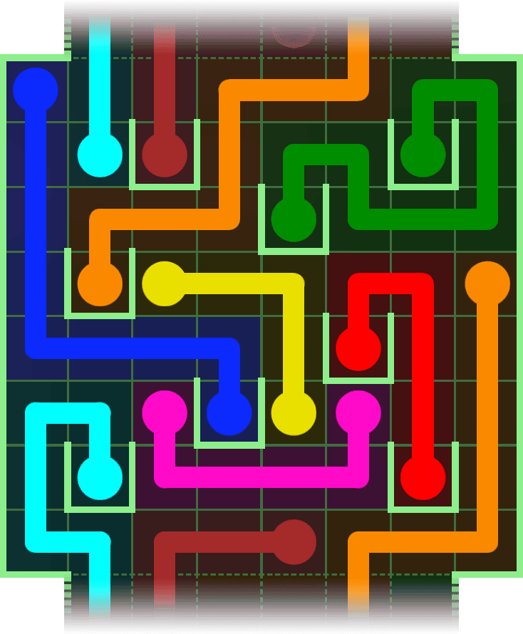 Flow Free Warps 2930 Solution