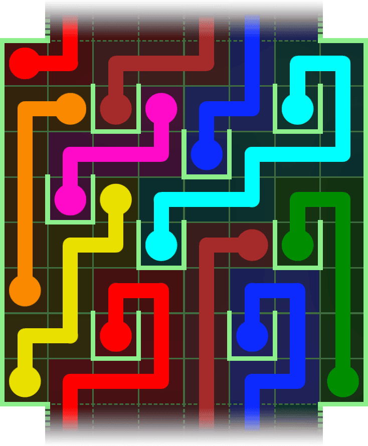 Flow Free Warps 2932 Solution