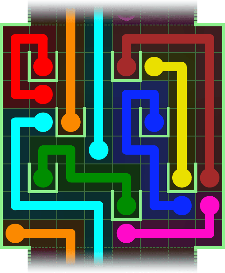 Flow Free Warps 2936 Solution