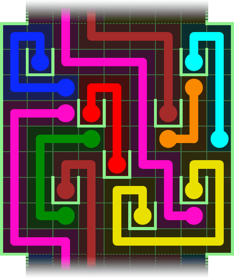 Flow Free Warps 2951 Solution