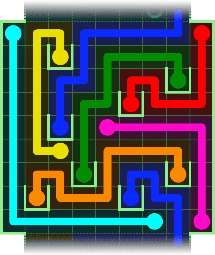 Flow Free Warps 2954 Solution