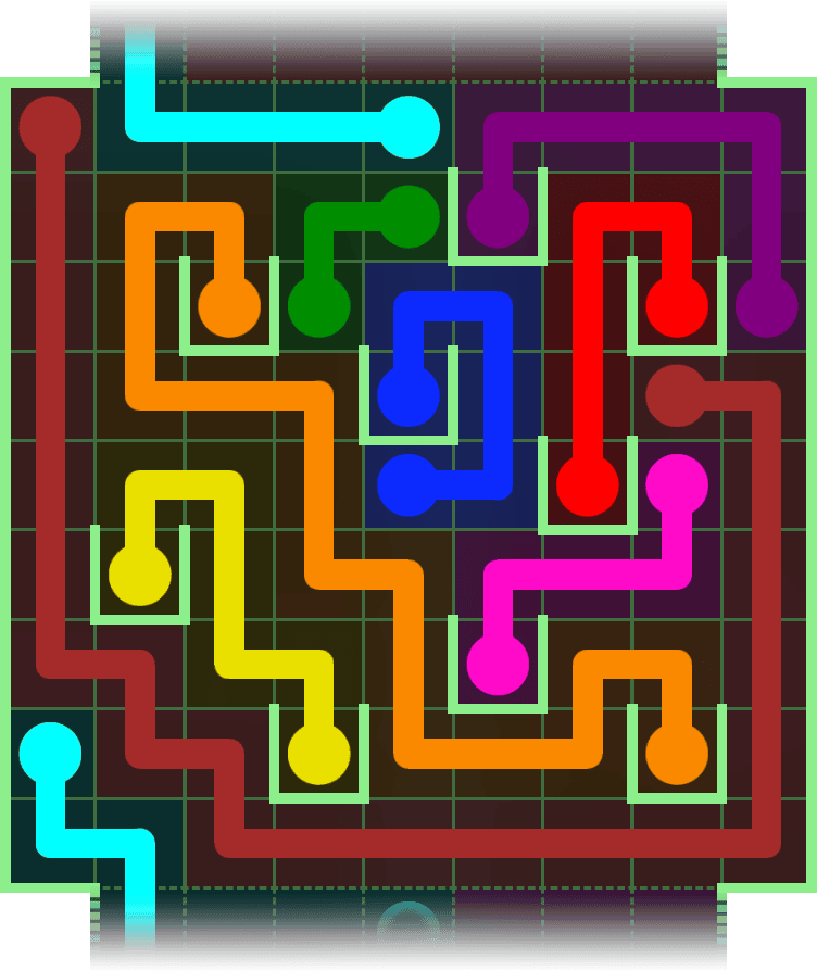 Flow Free Warps 2955 Solution