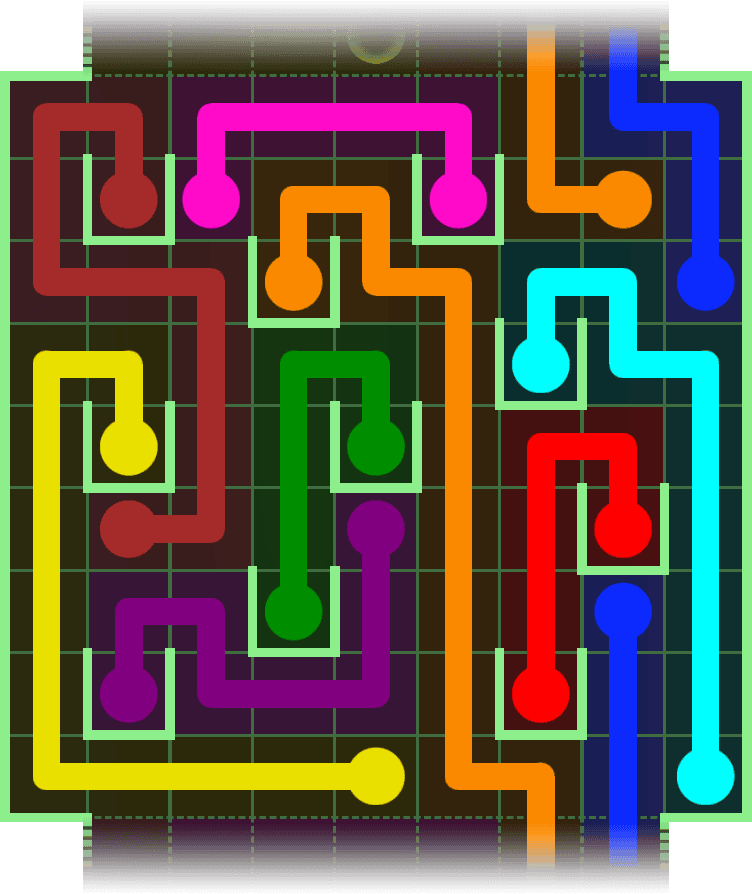 Flow Free Warps 2960 Solution