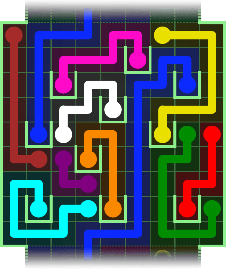 Flow Free Warps 2962 Solution