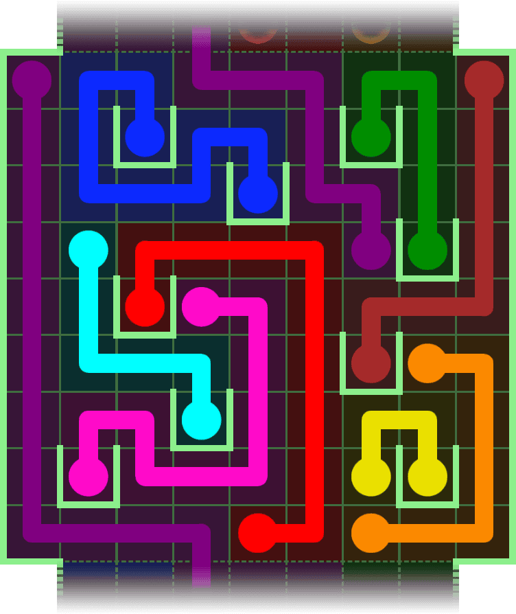 Flow Free Warps 2965 Solution