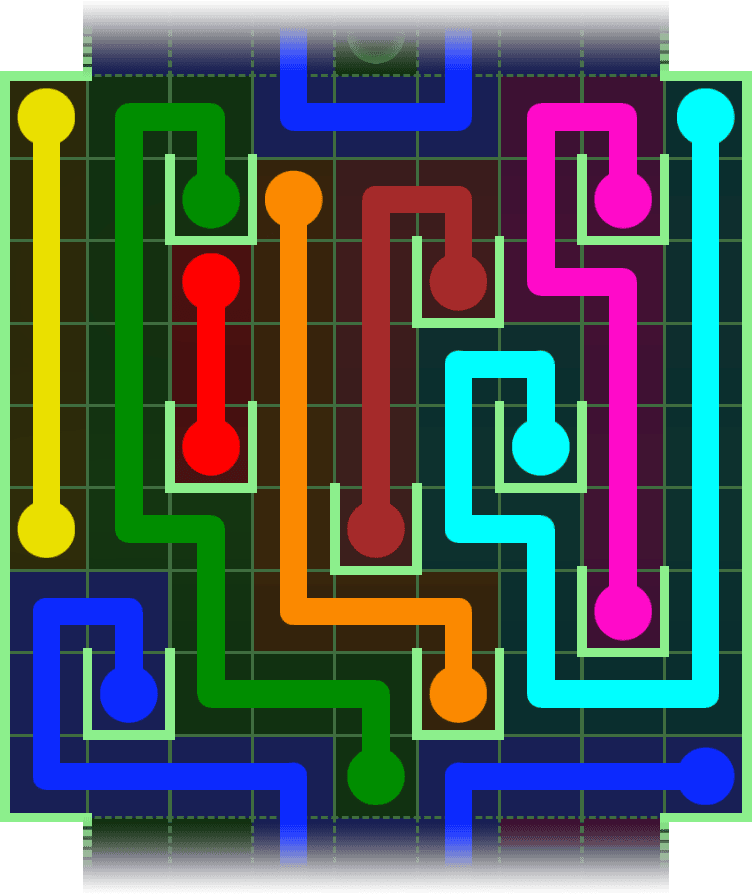 Flow Free Warps 2947 Solution