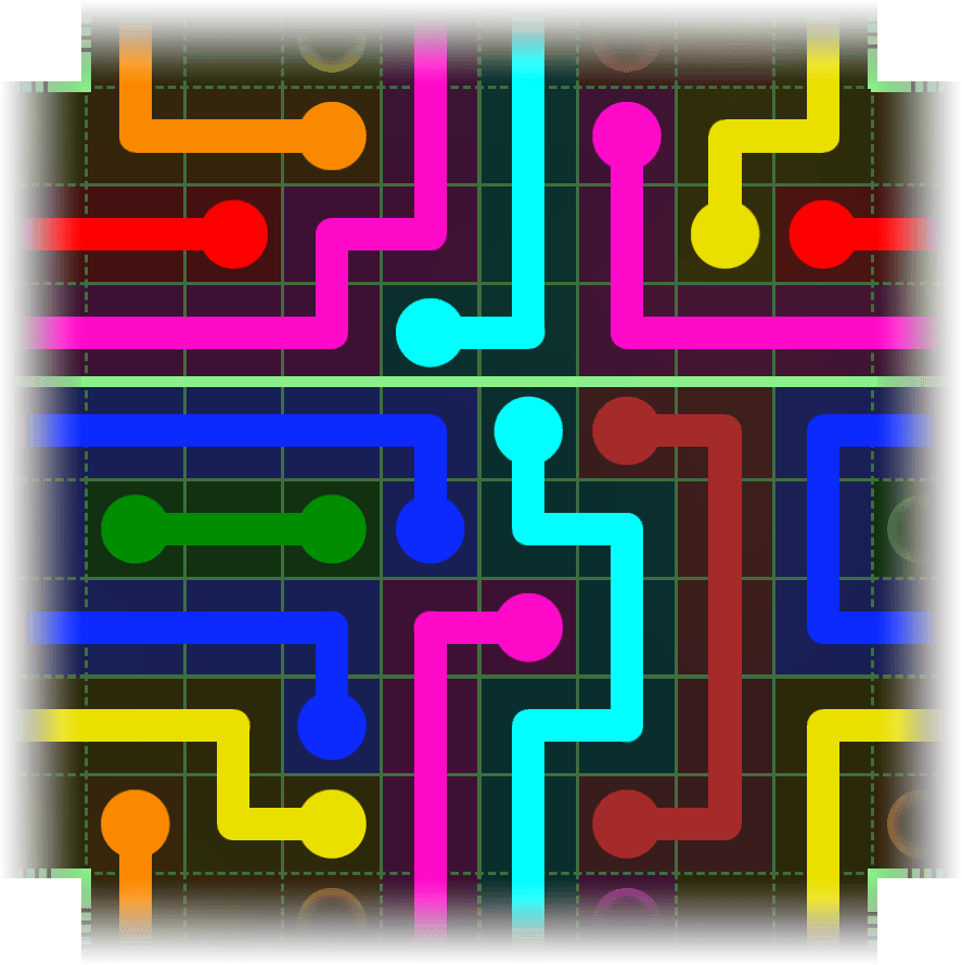 Flow Free Warps 2350 Solution