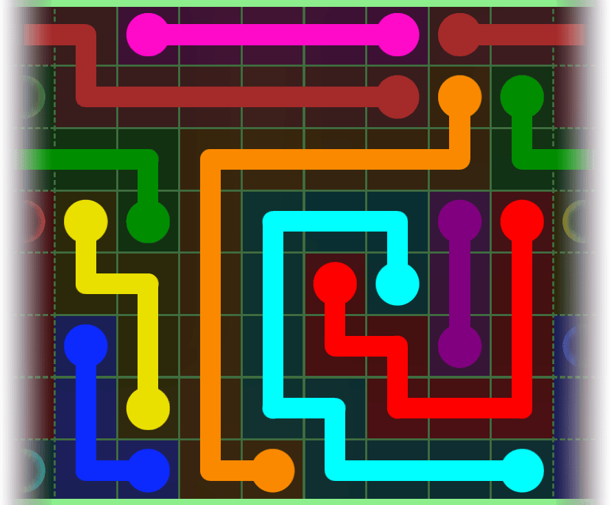 Flow Free Warps 2355 Solution