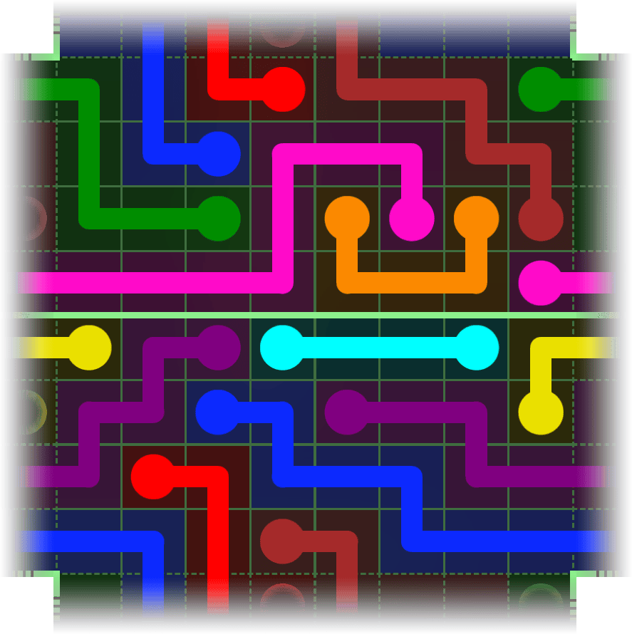 Flow Free Warps 2343 Solution