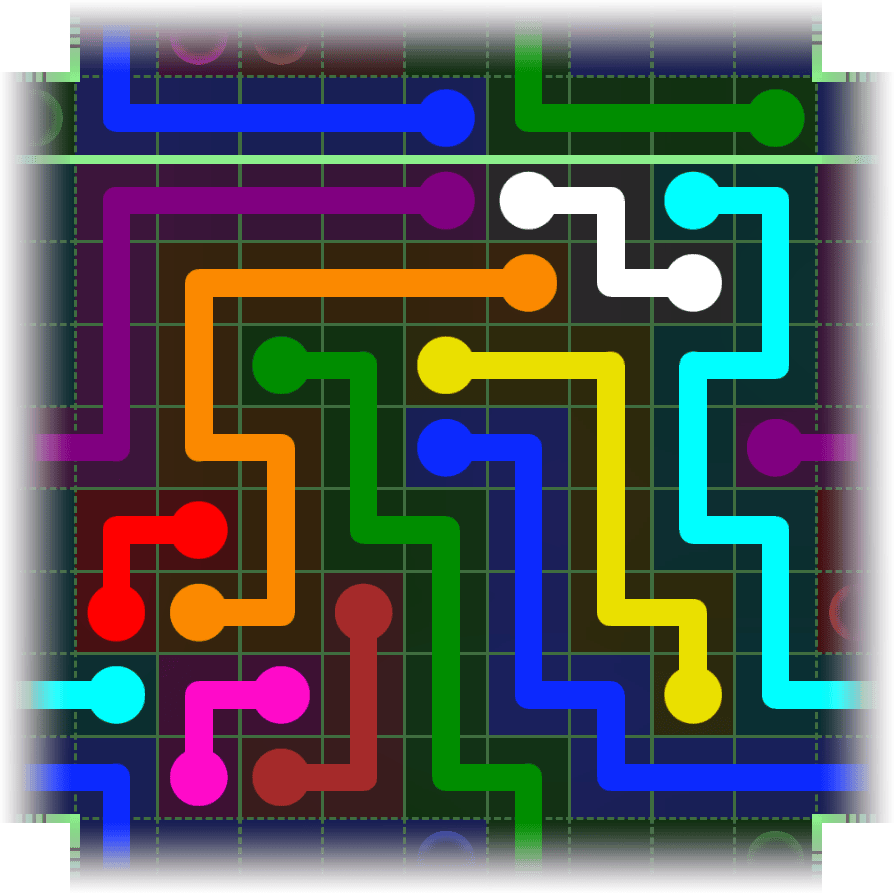 Flow Free Warps 2372 Solution