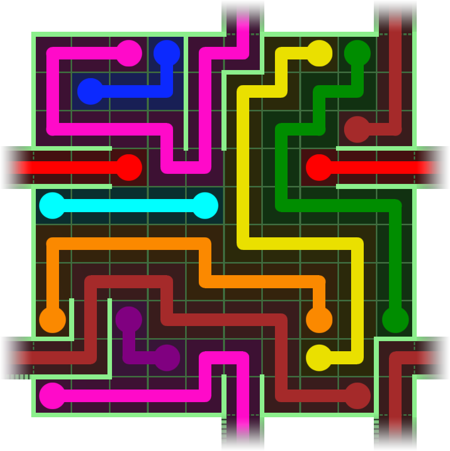 Flow Free Warps 2715 Solution