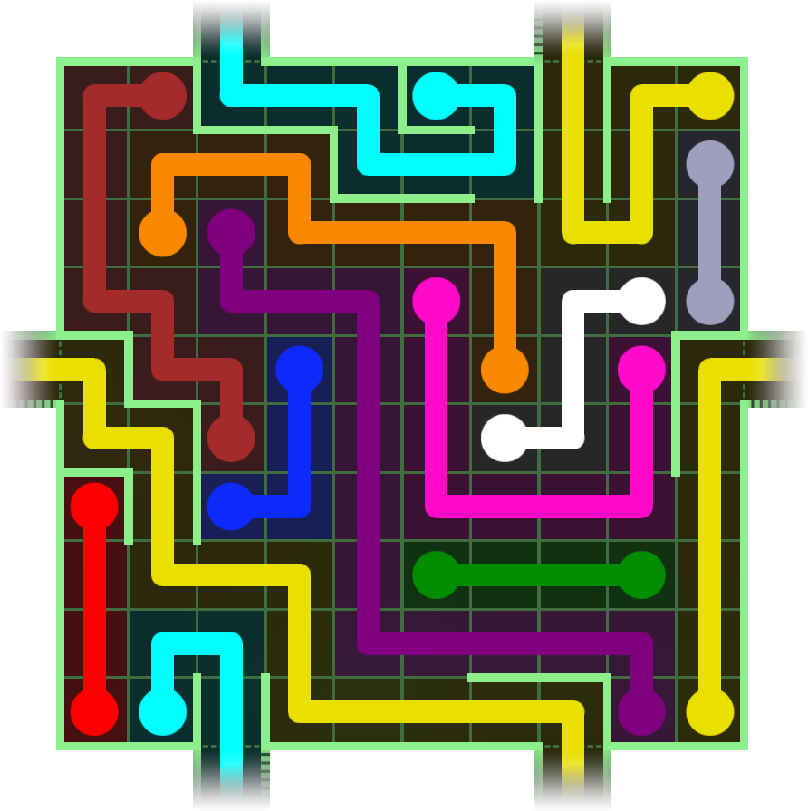 Flow Free Warps 2716 Solution