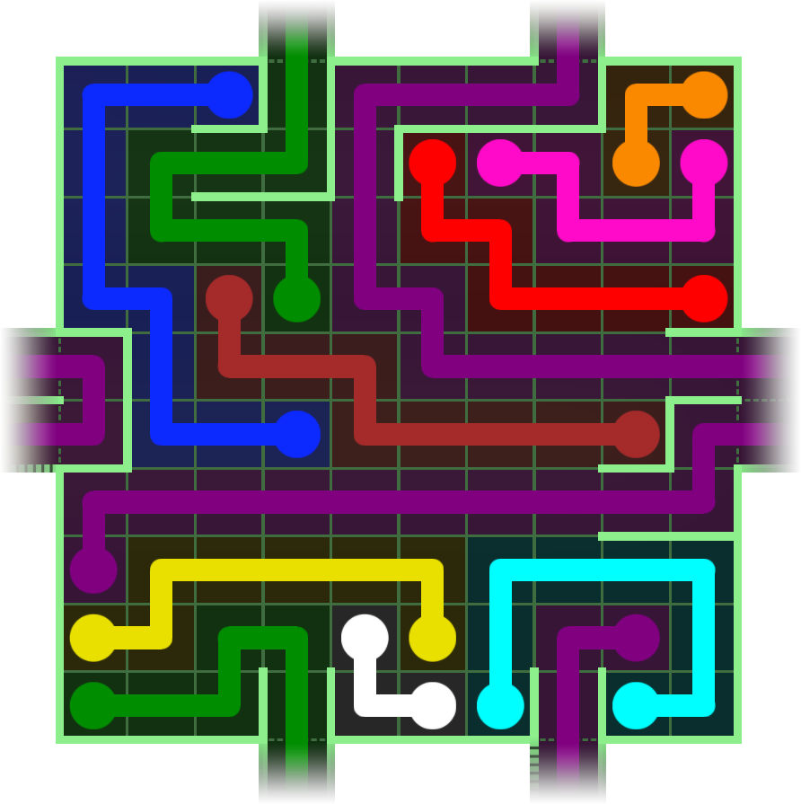 Flow Free Warps 2719 Solution