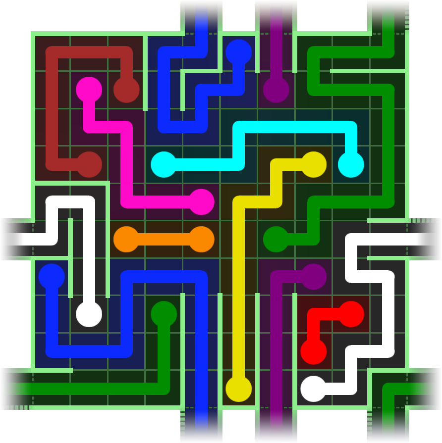 Flow Free Warps 2702 Solution