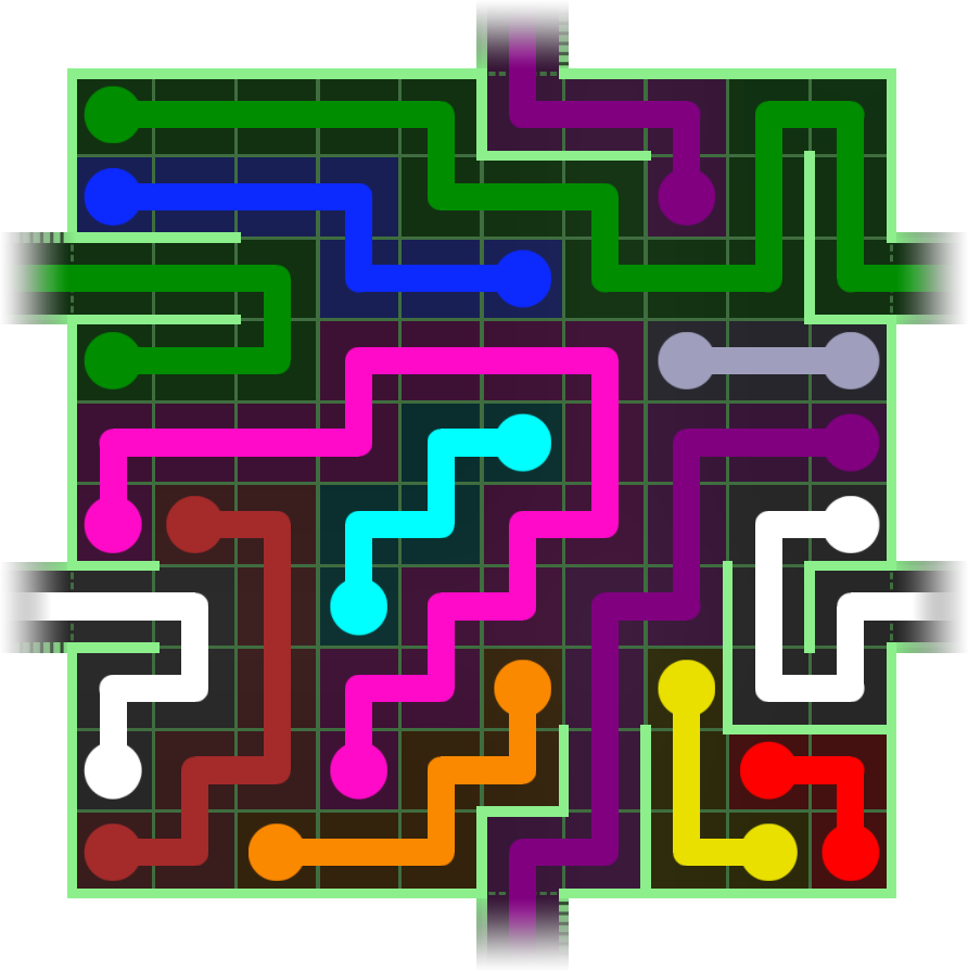 Flow Free Warps 2708 Solution