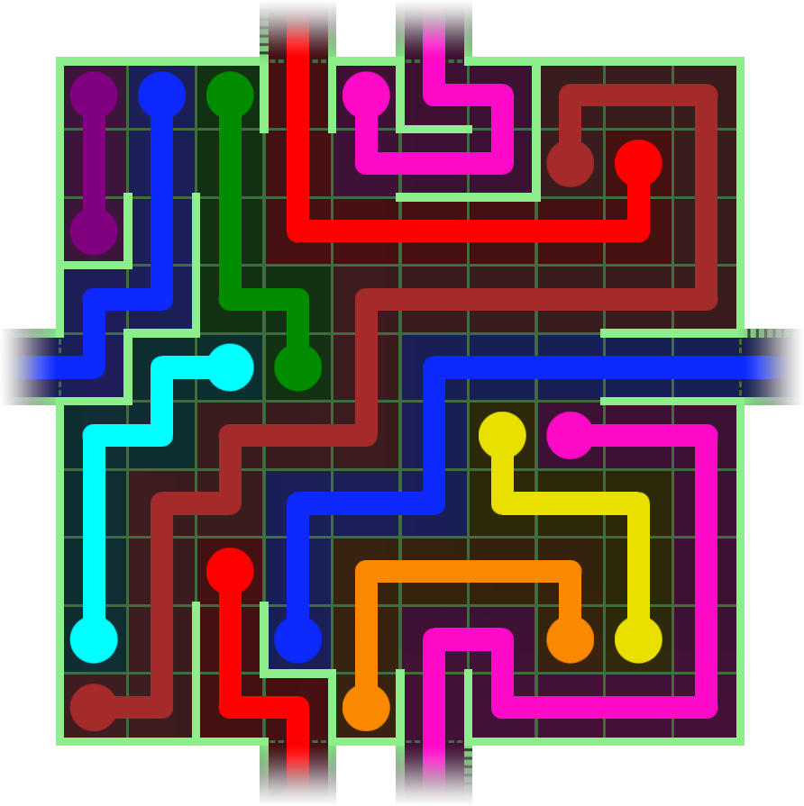 Flow Free Warps 2709 Solution