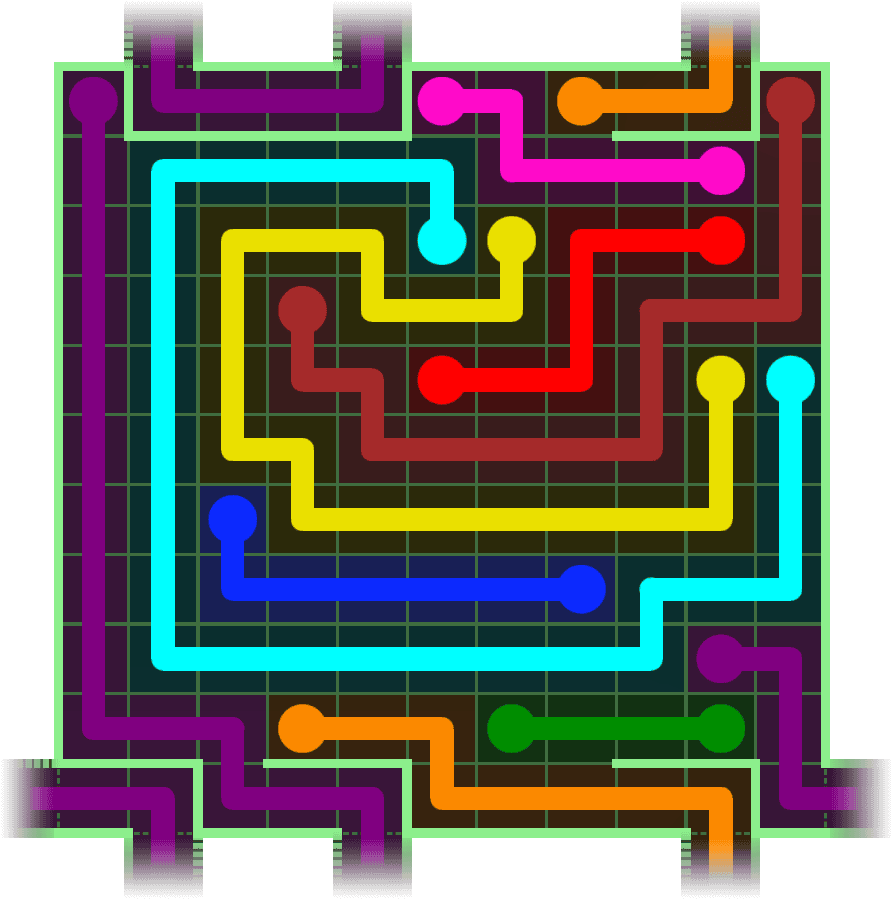 Flow Free Warps 2732 Solution